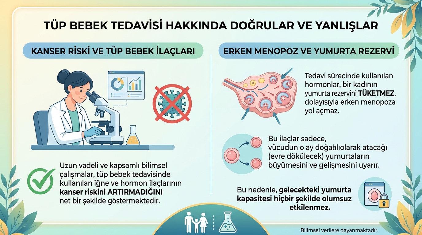 Tüp Bebek İğneleri Kansere veya Erken Menopoza Yol Açar Mı?