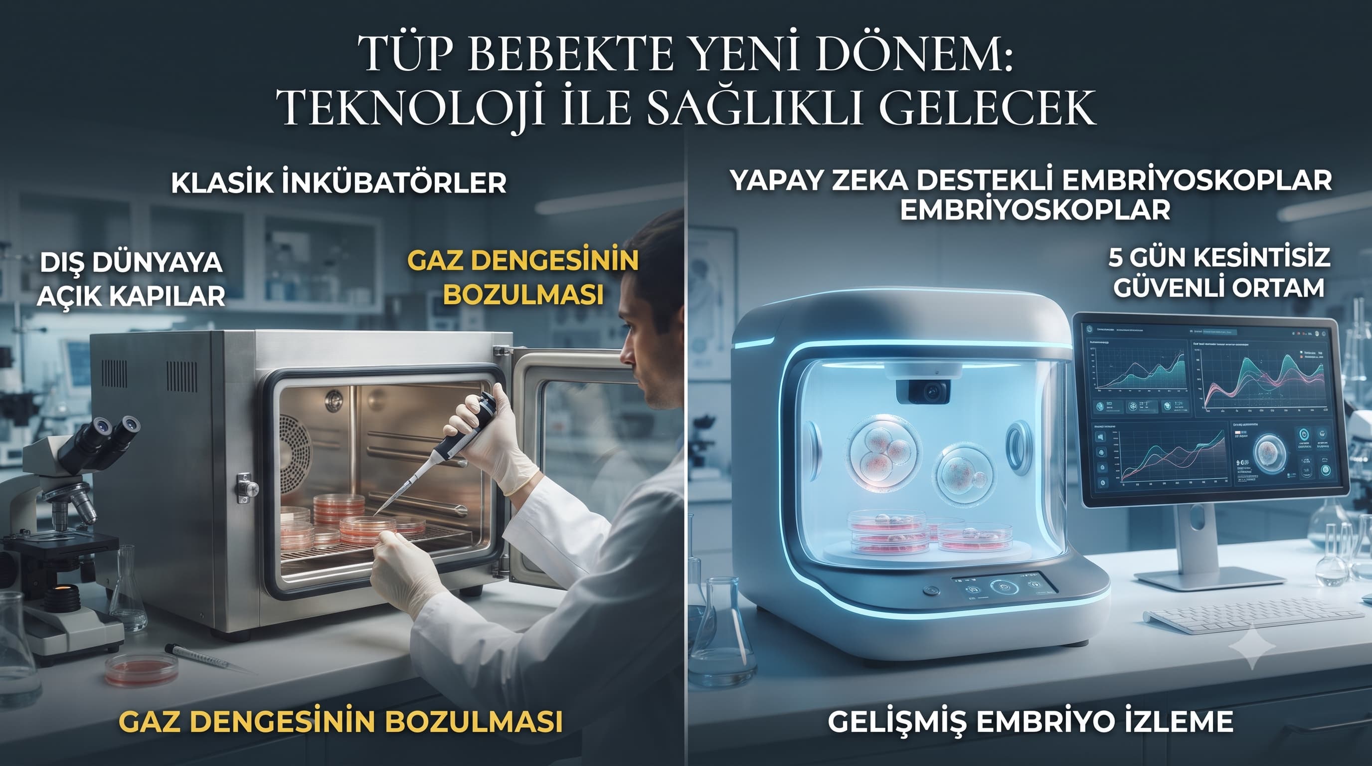 Embriyoskop ve Klasik İnkübatör Arasındaki Farklar Nelerdir?